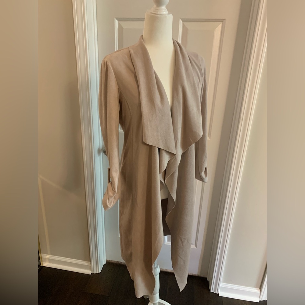 Jules & Leopold Blush Faux Suede Women’s Jacket
